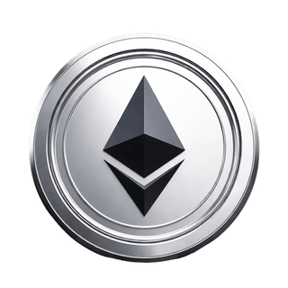 Grafický prvok kryptomeny Ethereum ETH zobrazený v plávajúcom formáte