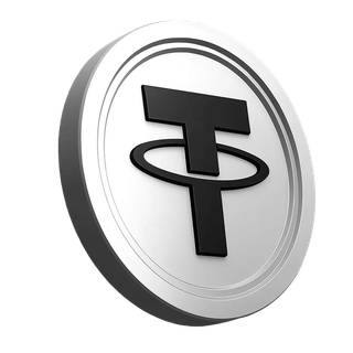 Ikona kryptomeny Tether USDT zobrazená v časti dôveryhodnosti obchodnej komunity